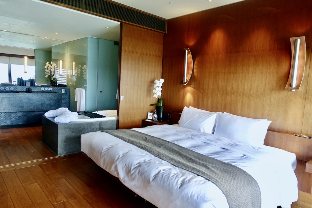 Lakeview Suite on an upper floor at The Lalu Sun Moon Lake/Taiwan Lakeview Suite on an upper floor at The Lalu Sun Moon Lake/Taiwan